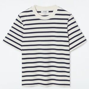 COS clean-cut striped t-shirt